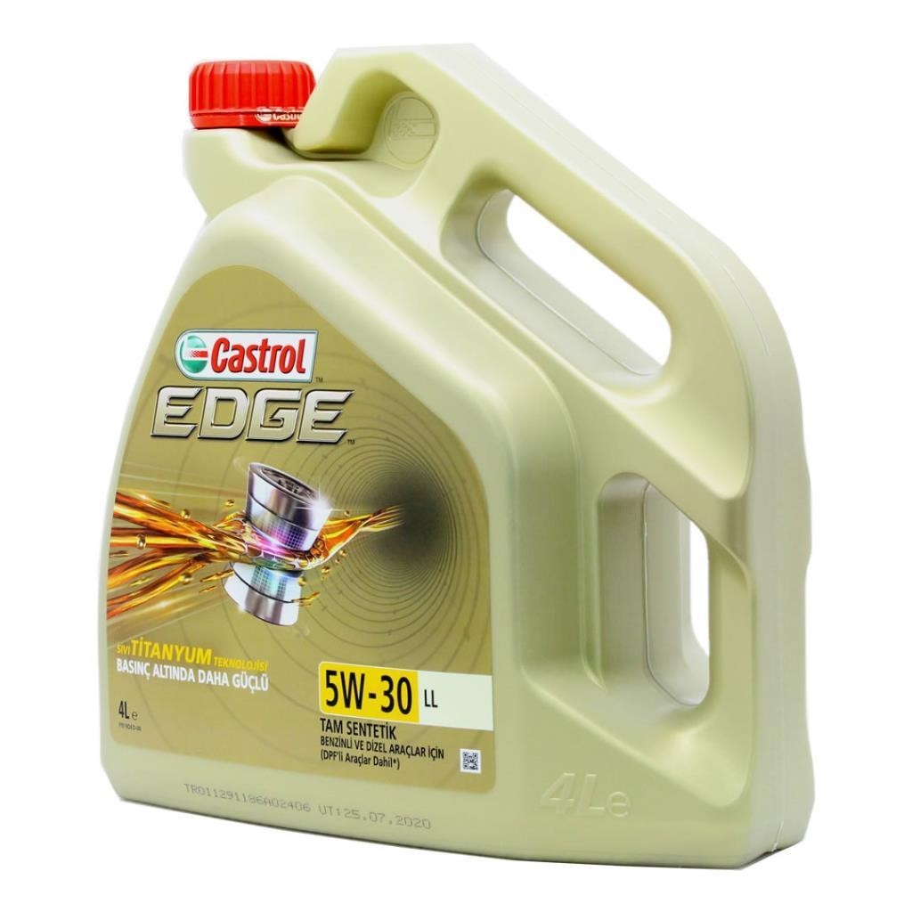 Castrol Edge 5W30 LL 4 Lt Tam Sentetik Partiküllü Motor Yağı (2 Adet)