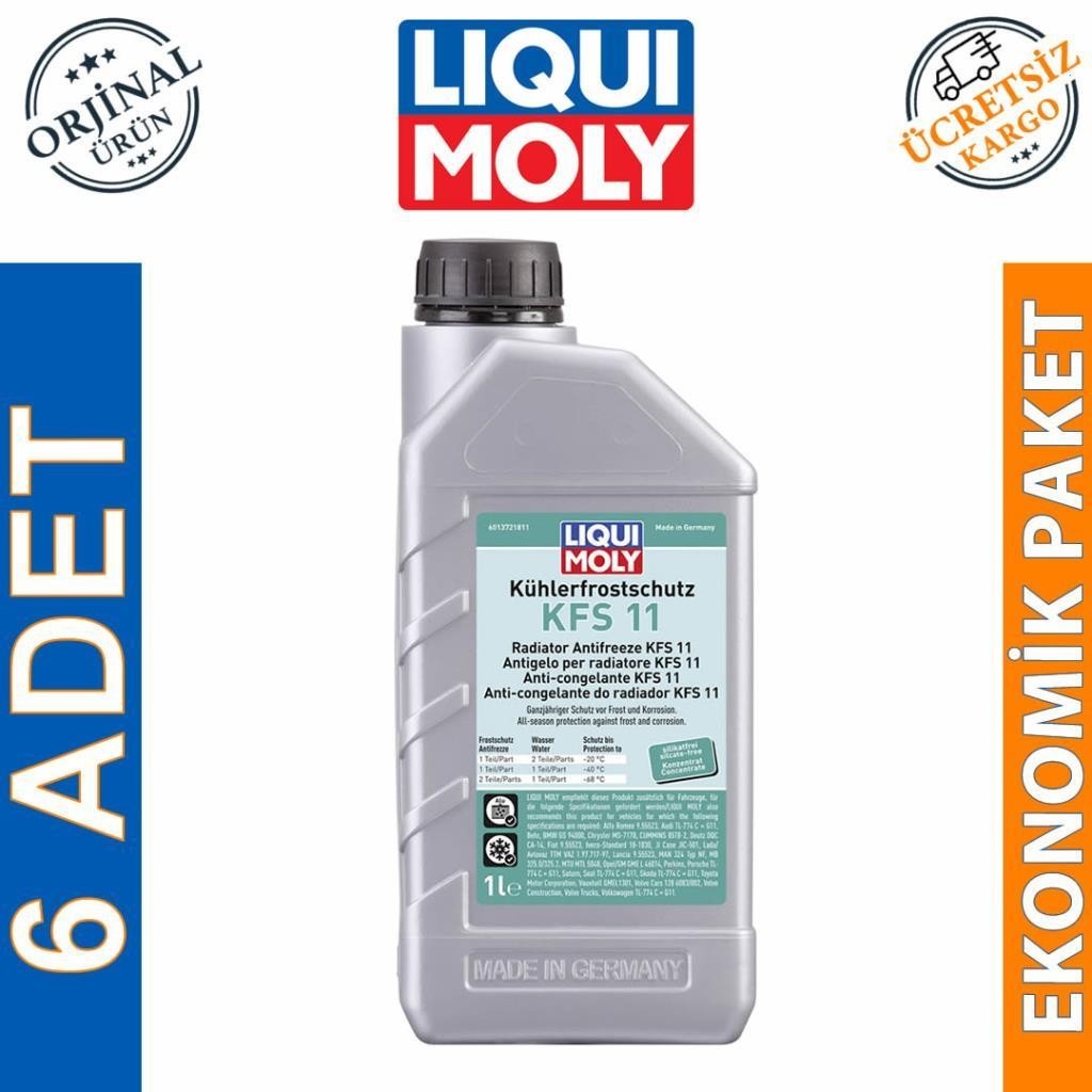 Liqui Moly KFS 11 Antifriz Mavi 1 Lt (6 Adet) (21149)