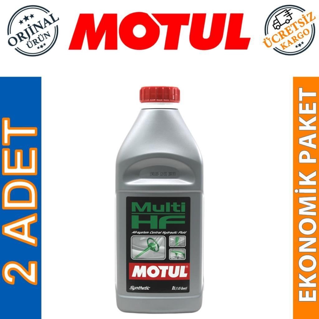 Motul Multi HF 1 lt Sentetik Hidrolik Direksiyon Sıvısı (2 Adet)