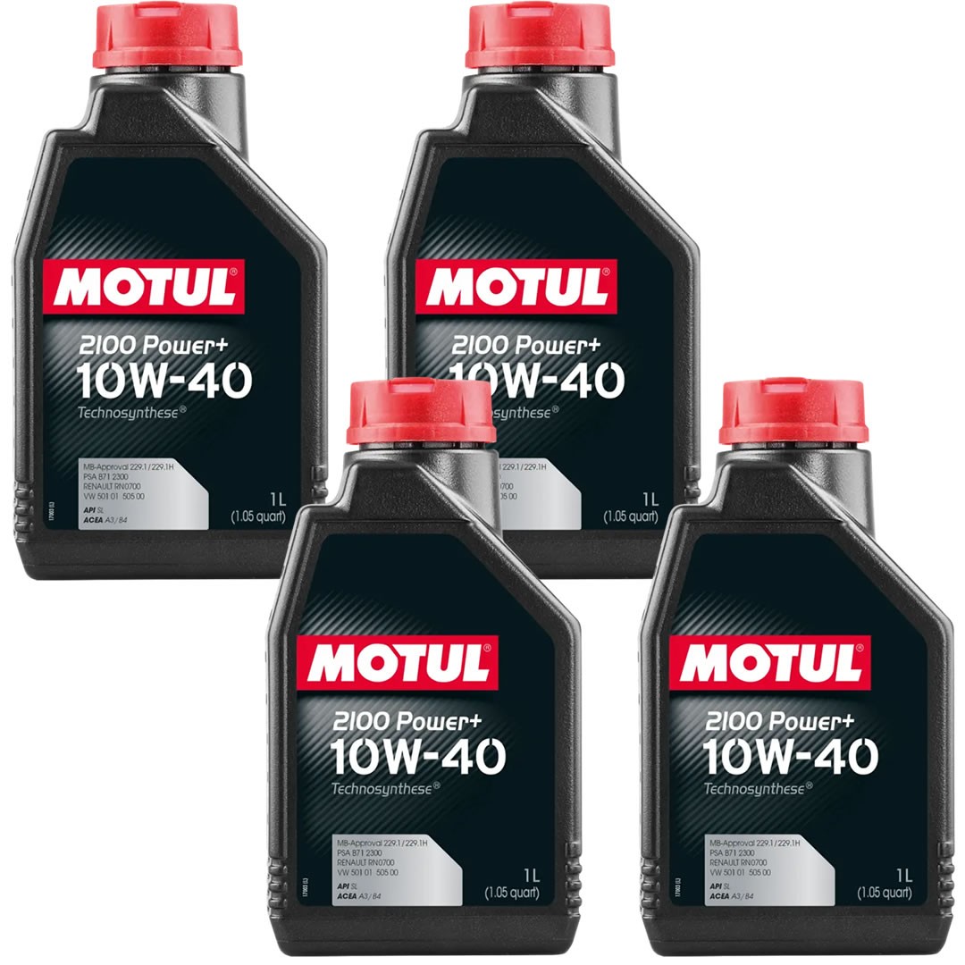 Motul 2100 Power+ 10W40 1 Lt Motor Yağı (4 Adet)