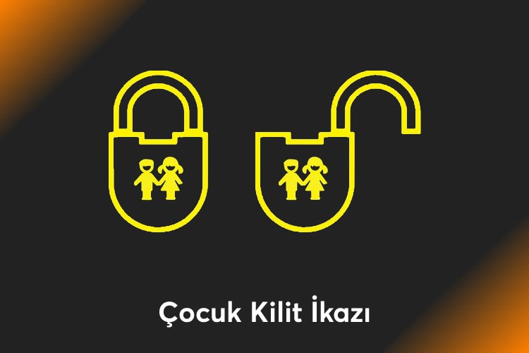 Çocuk Kilit İkazı