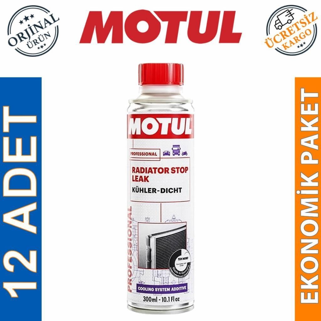 Motul Radiator Stop Leak 300 Ml Radyatör Çatlak Tıkayıcı (12 Adet)