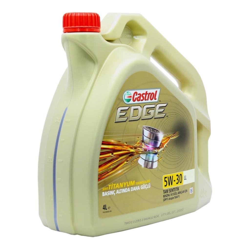 Castrol Edge 5W30 LL 4 Lt Tam Sentetik Partiküllü Motor Yağı (4 Adet)