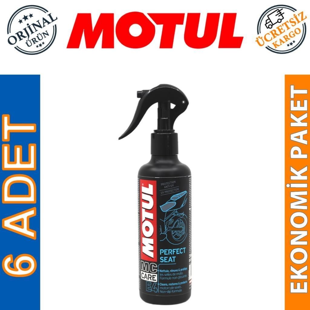Motul E4 Perfect Seat 250 Ml Sele Temizleme ve Parlatma Spreyi (6 Adet)