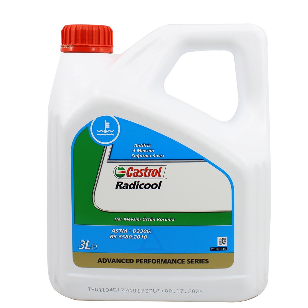 Castrol Radicool Konsantre Antifriz 3 Lt Mavi Antifriz