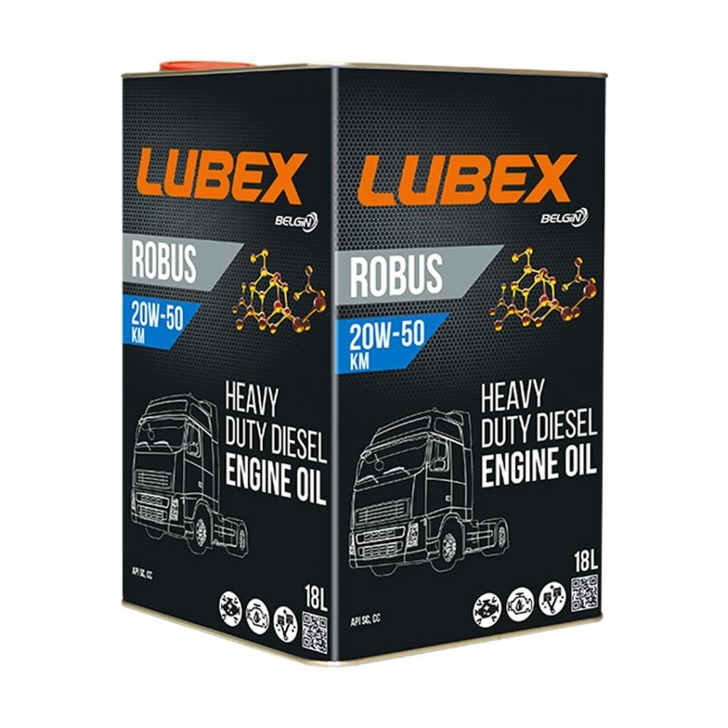 Lubex Robus KM 20W50 18 Lt Mineral Motor Yağı