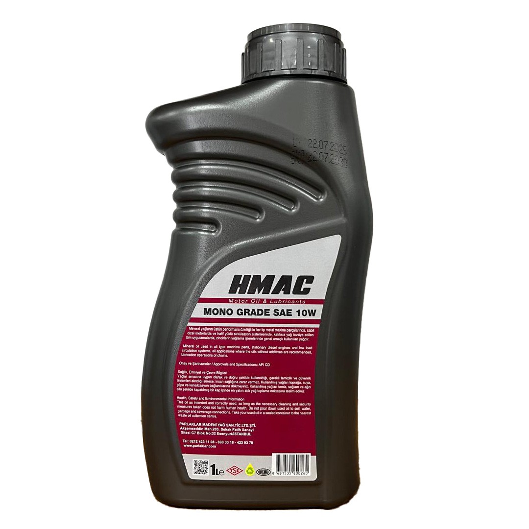 HMAC Monograde SAE 10W 1 Lt Motor Yağı