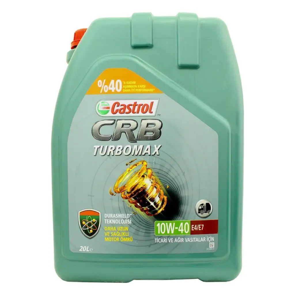 Castrol CRB Turbomax 10W-40 20 Liter Kanister ACEA E4 / E7 MB 228.5 VDS-3 LKW