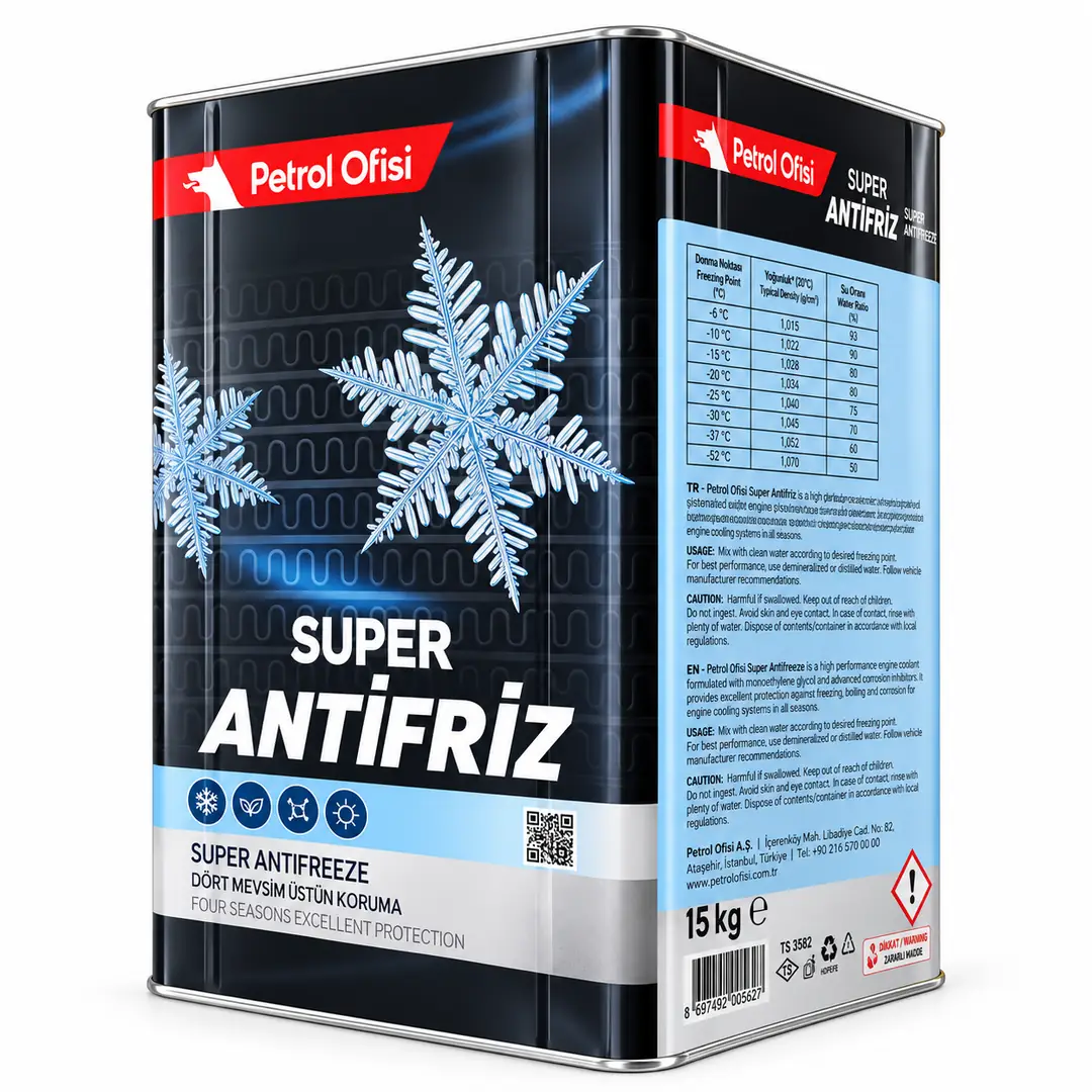 Petrol Ofisi Süper Antifriz Yeşil 15 Kg Fiyatı