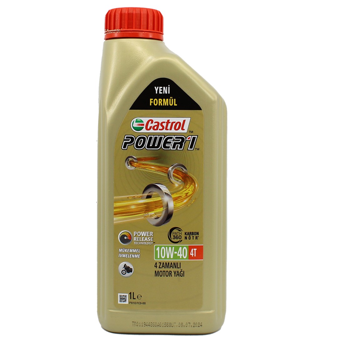 Castrol Power 1 4T 10W40 1 Lt Motosiklet Yağı