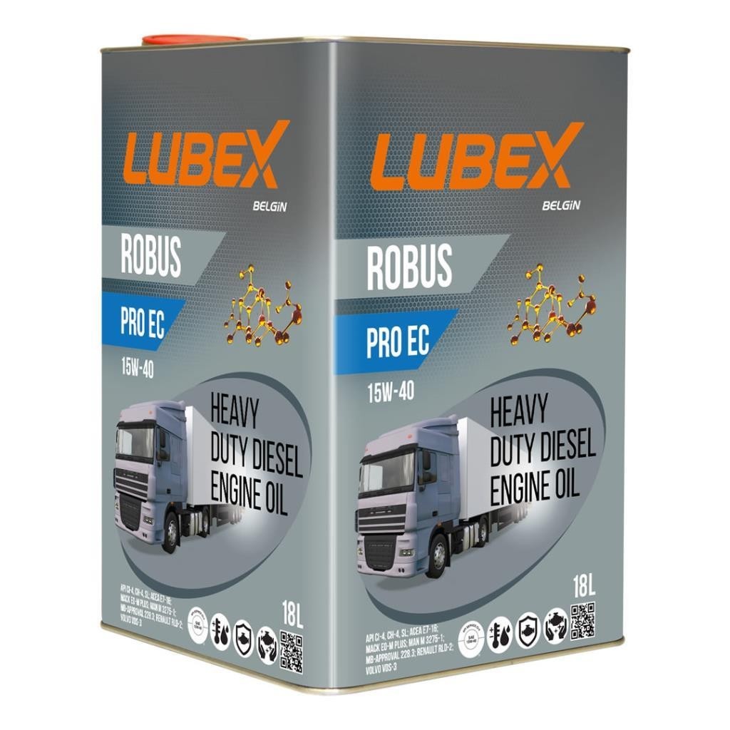 Lubex Robus Pro EC 15W40 18 Lt Motor Yağı