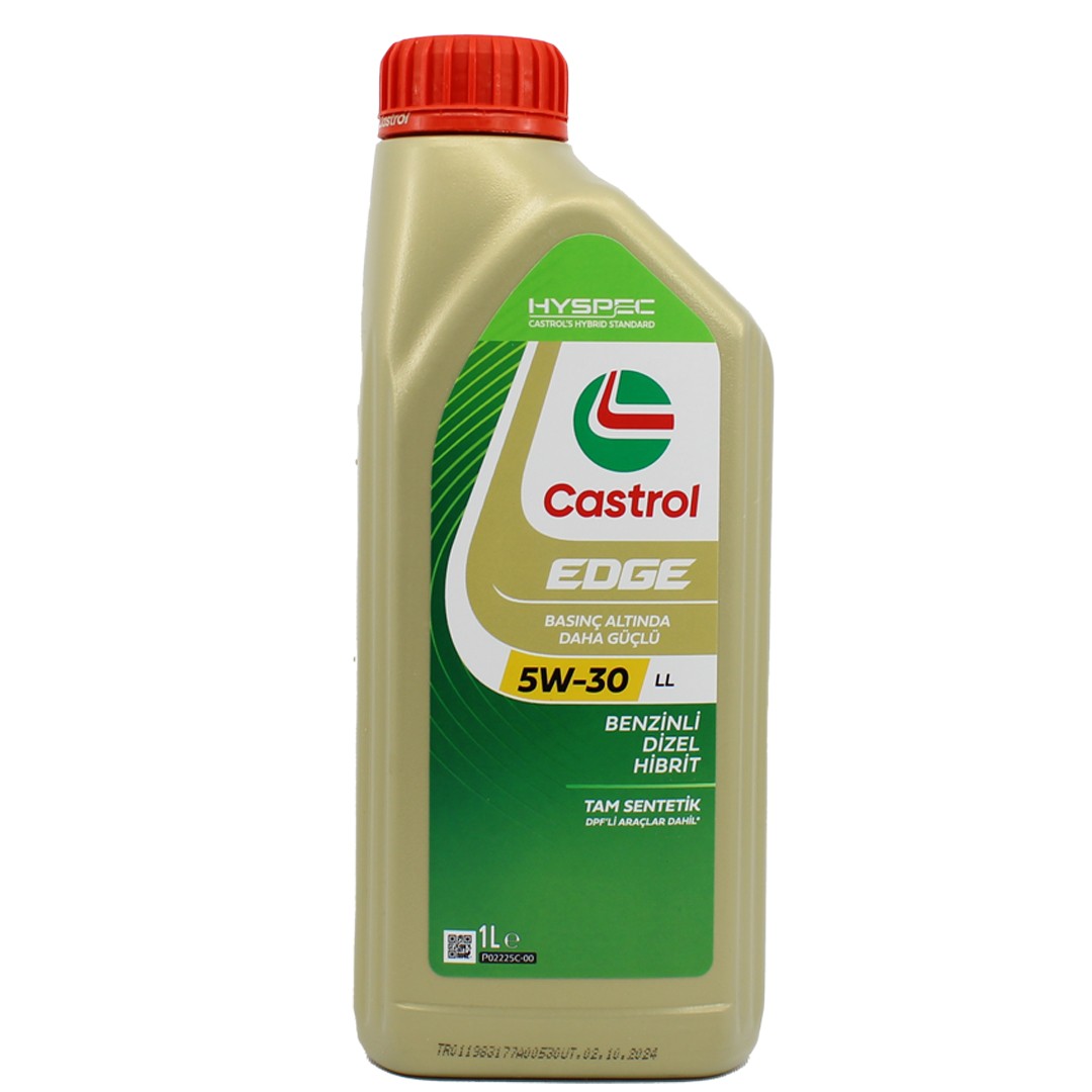 Castrol Edge 5W30 LL 1 Lt Tam Sentetik Partiküllü Motor Yağı