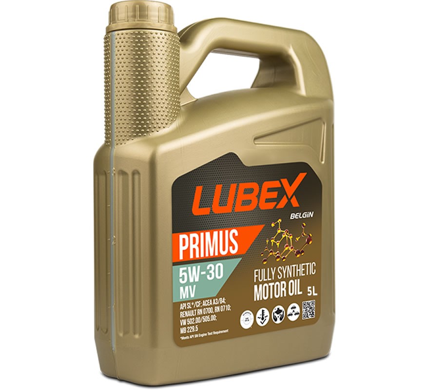 Lubex Primus MV 5W30 5 Lt Tam Sentetik Motor Yağı