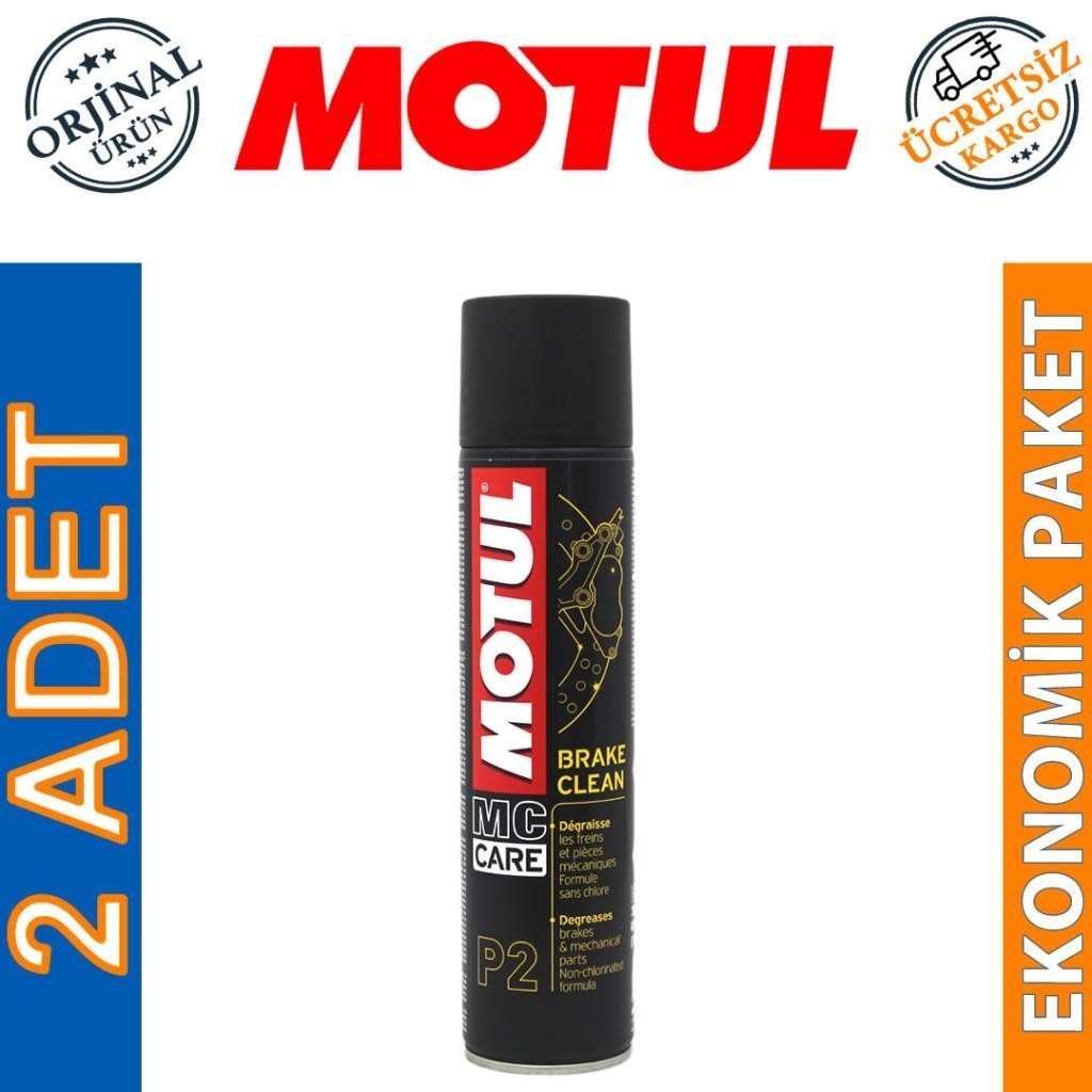 Motul P2 Brake Clean Sprey 400 Ml Fren Balata Temizleyici (2 Adet)