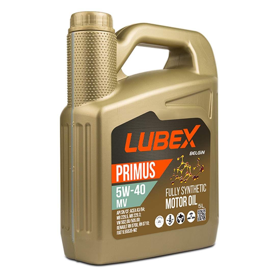 Lubex Primus MV 5W40 5 Lt Tam Sentetik Motor Yağı