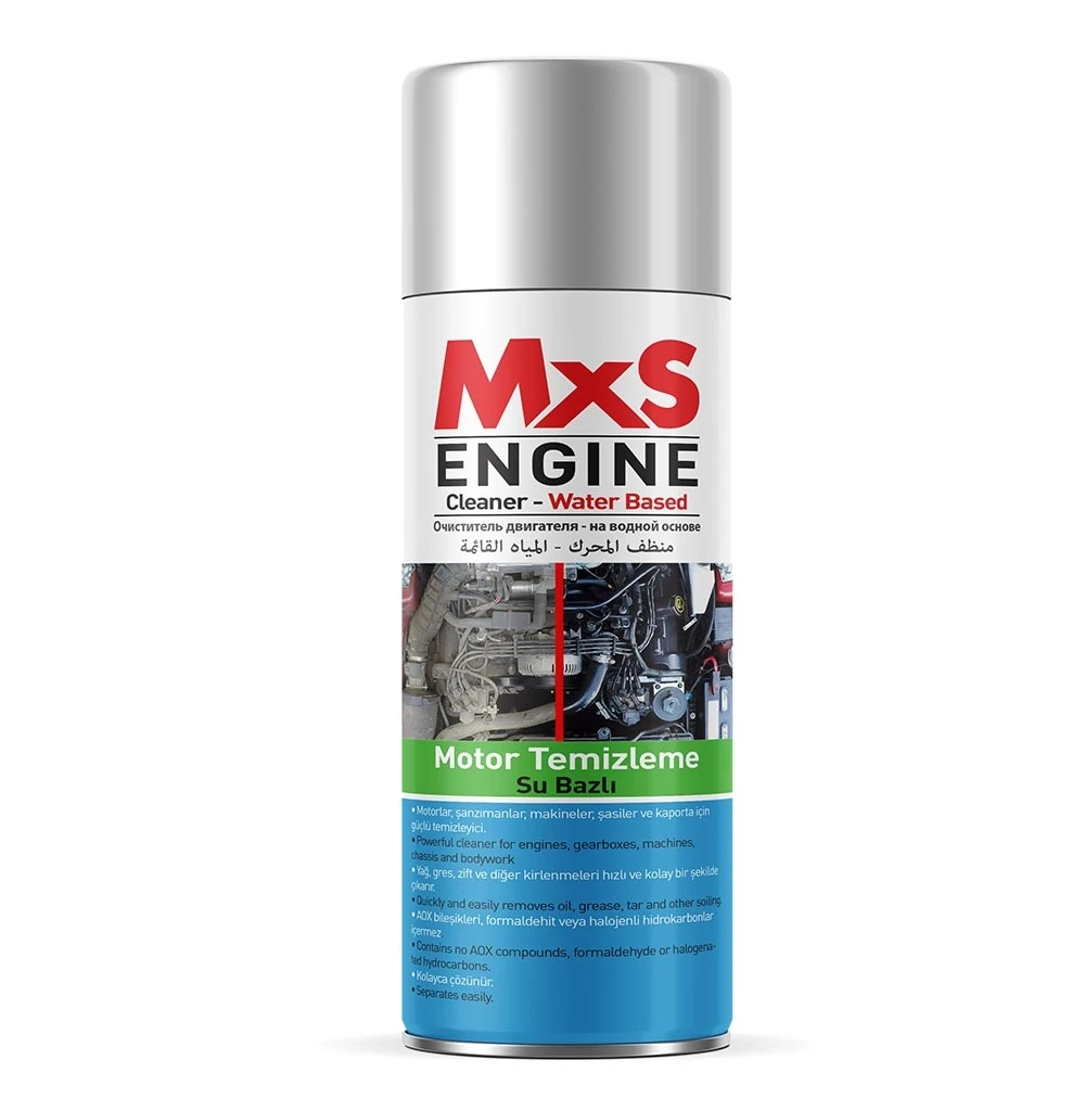 MxS Motor Temizleme Su Bazlı Sprey 500 Ml
