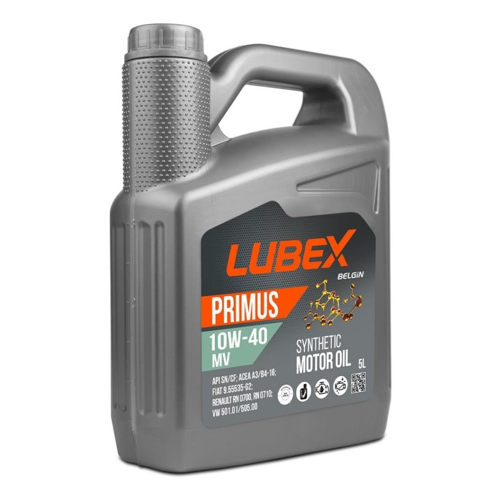 Lubex Primus MV 10W40 5 Lt Sentetik Motor Yağı (4 Adet)