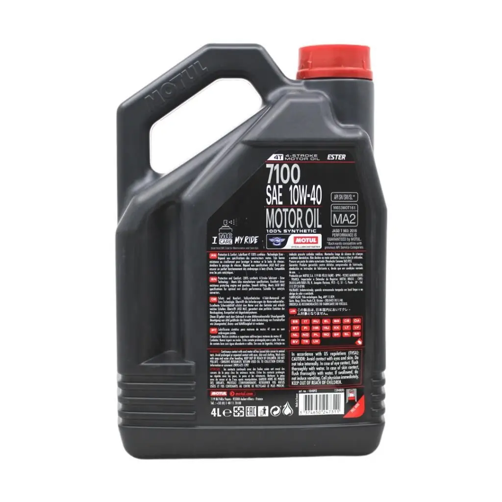 Motul 7100 4T 10W40 4 Lt Motosiklet Yağ Fiyatı