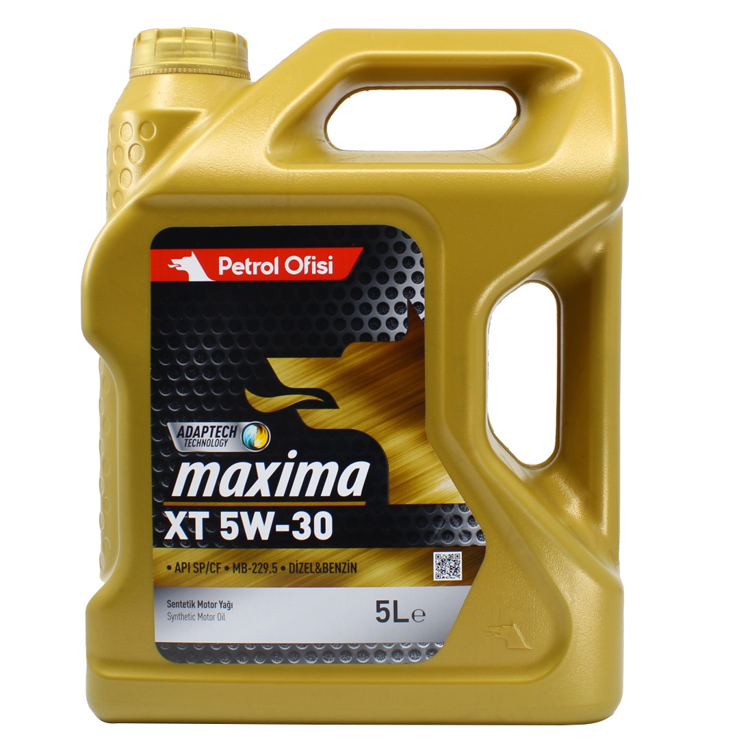 Petrol Ofisi Maxima XT 5W30 5 Lt Tam Sentetik Motor Yağı