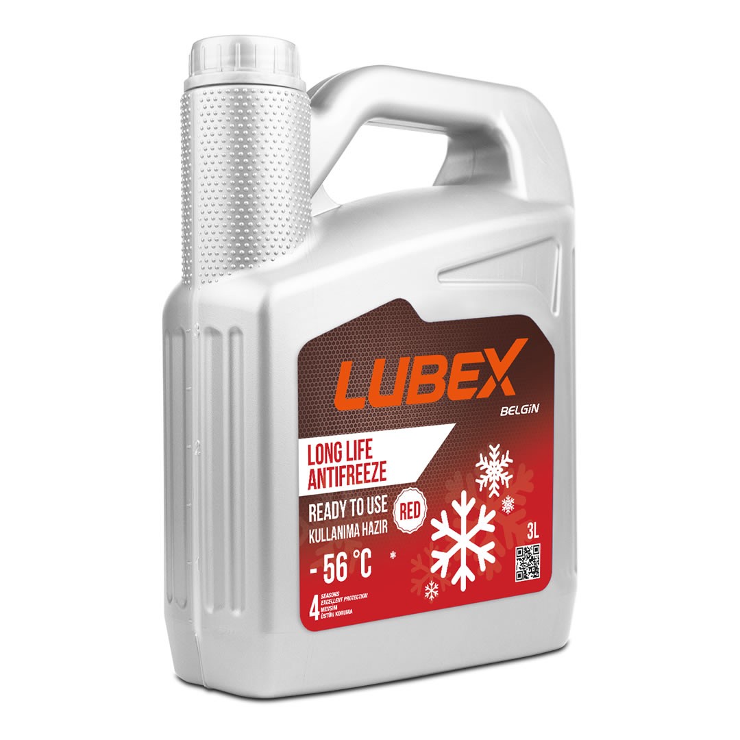 Lubex Long Life Kırmızı Antifriz 3 Lt -56 Derece