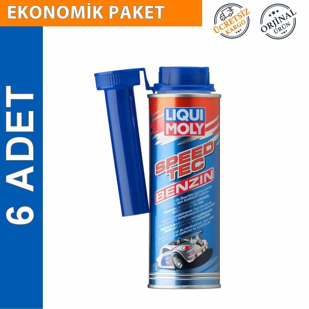 Liqui Moly Speed Tec Benzin Yakıt Katkısı 250 ML (6 Adet) (3720)