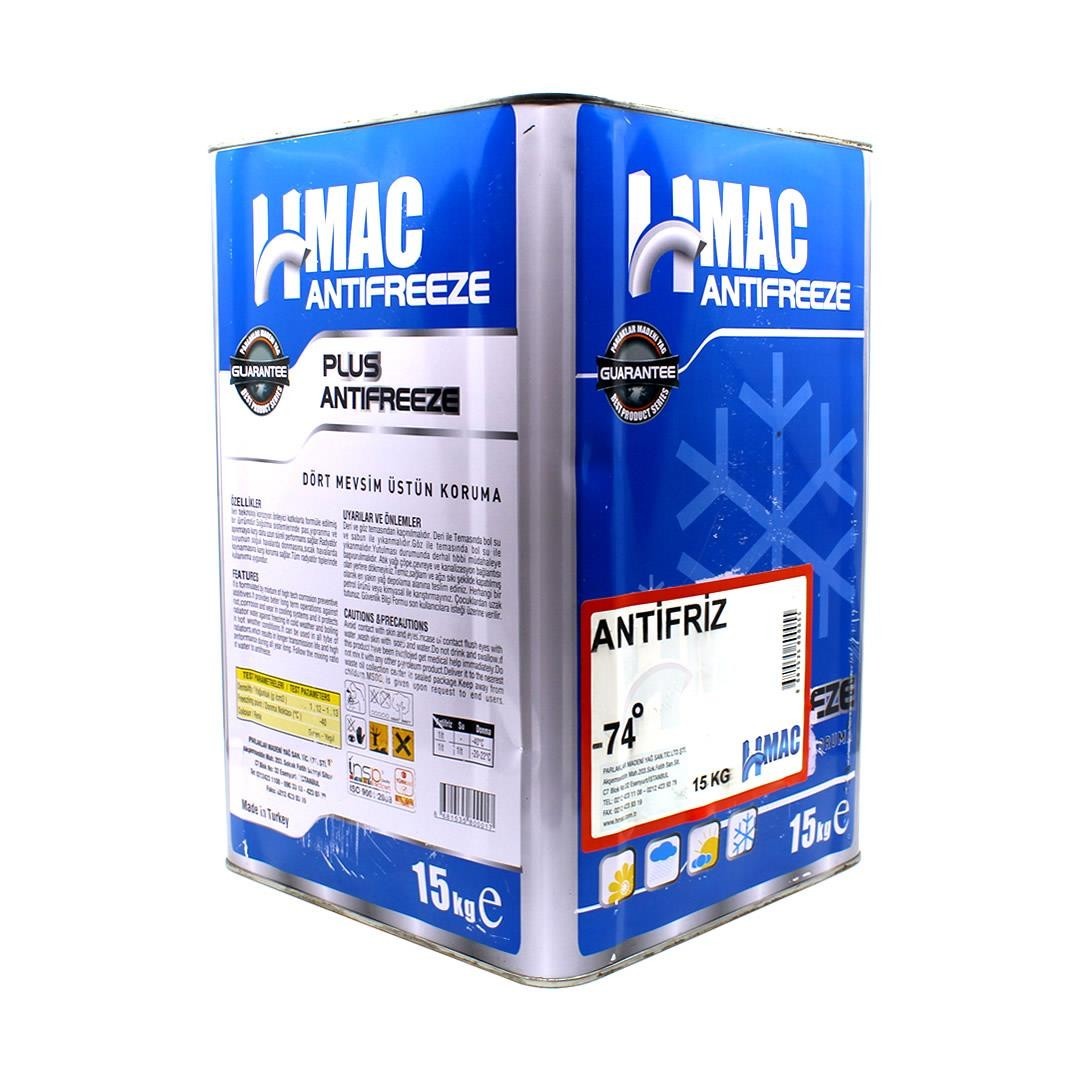 H-Mac Konsantre Organik Kırmızı Antifriz 15 Kg -74 Derece