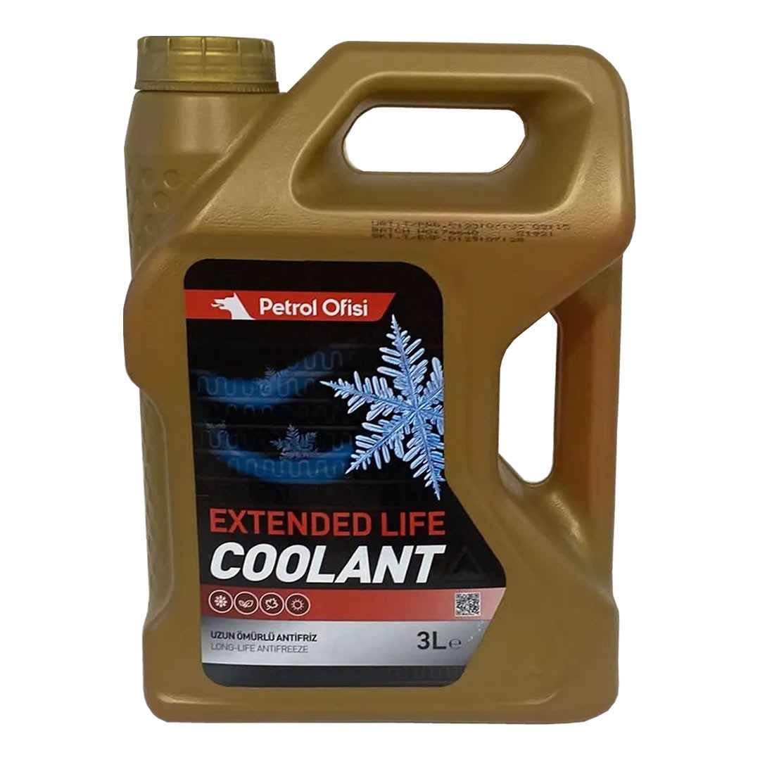 Petrol Ofisi Extended Life Coolant 3 Lt Organik Kırmızı Antifriz