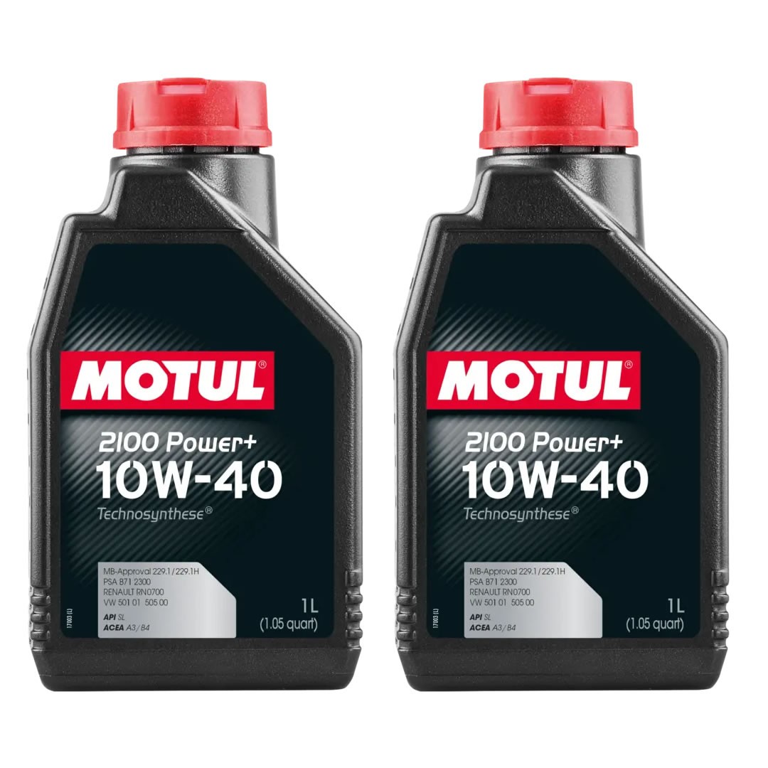 Motul 2100 Power+ 10W40 1 Lt Motor Yağı (2 Adet)