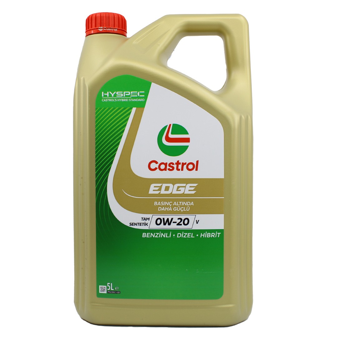 Castrol Edge 0W20 V 5 Lt Tam Sentetik Partiküllü Motor Yağı