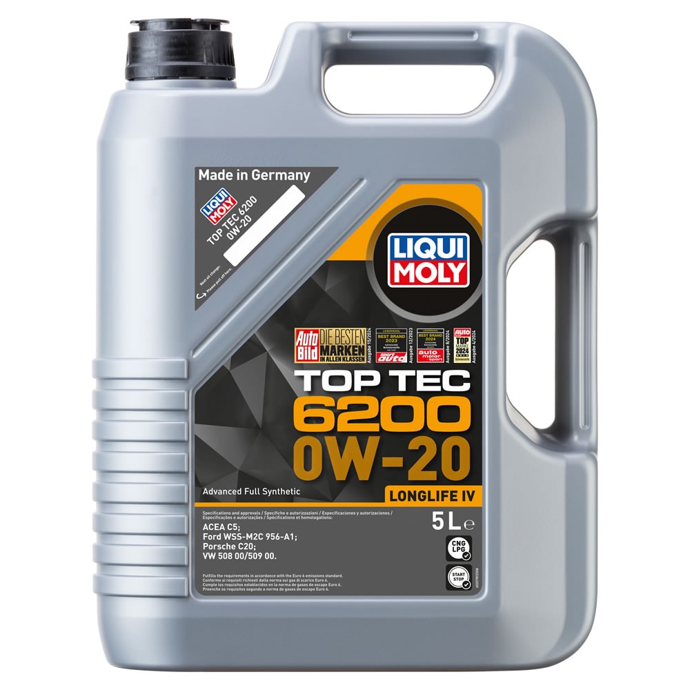 Liqui Moly Top Tec 6200 0W20 5 Lt (20789) Motor Yağı