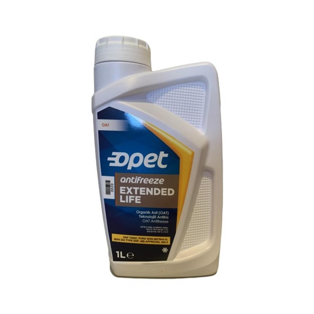 Opet Antifriz Extended Life 1 Lt Turuncu Antifiriz