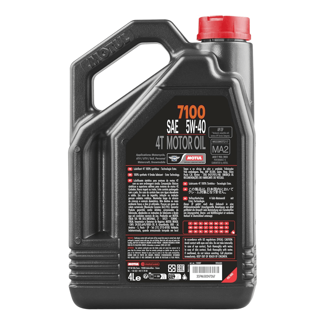Motul 7100 4T 5W40 4 Lt Motosiklet Yağı