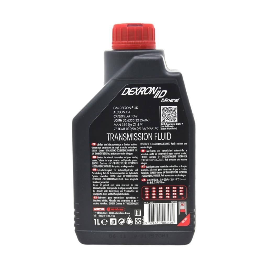 Motul Dexron IID 1 Lt Otomatik Şanzıman Yağı (12 Adet)