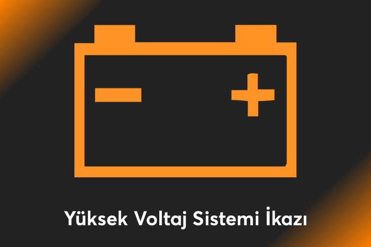 Elektrikli Araç Yüksek Voltaj Sistemi İkazı