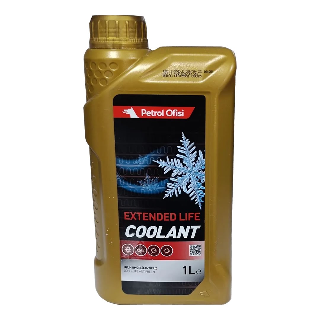 Petrol Ofisi Extended Life Coolant 1 Lt Organik Kırmızı Antifriz