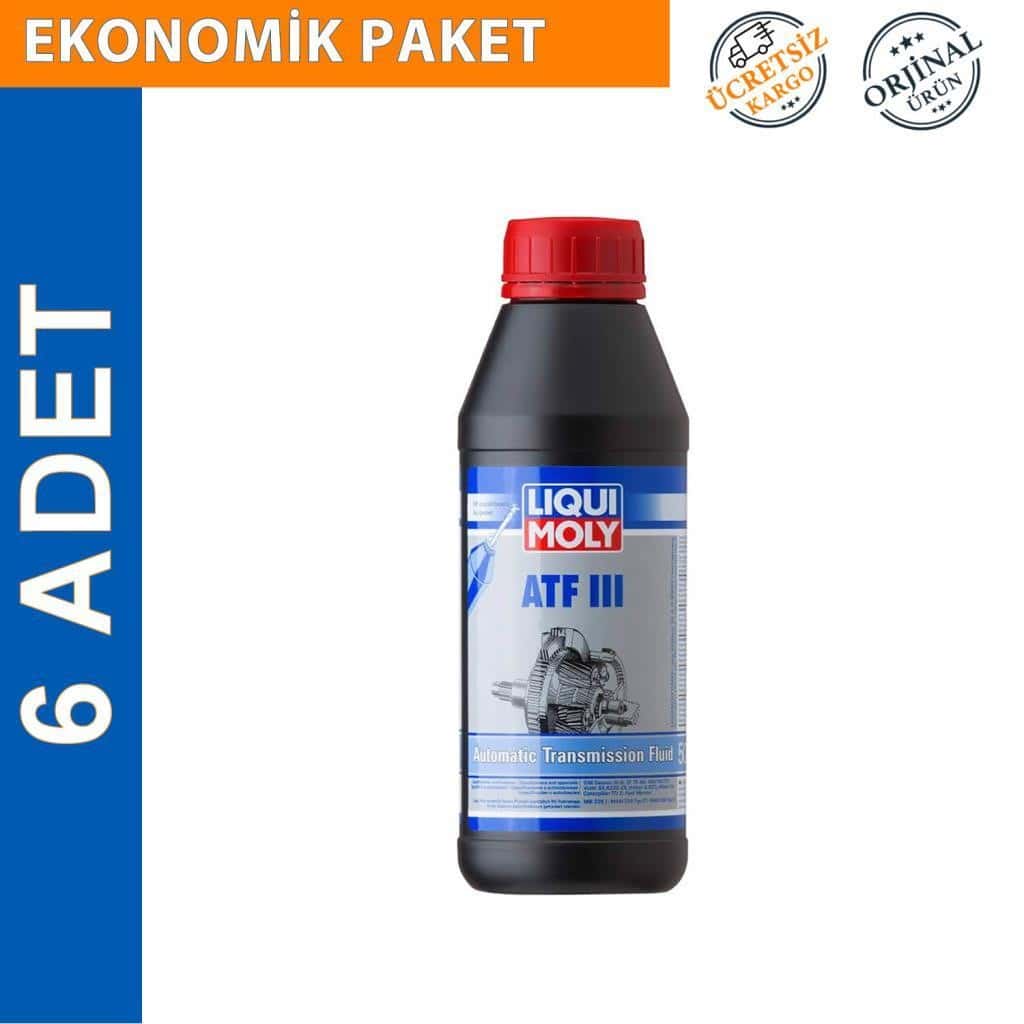 Liqui Moly ATF III Dexron 3 1 Lt Şanzıman Yağı 6 Adet Fiyatı