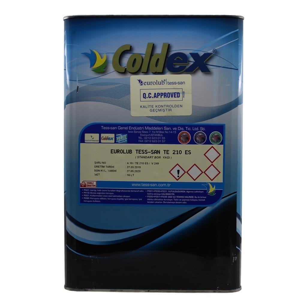 Eurolub Coldex TE 210 ES 16 Lt Mineral Bor Yağı