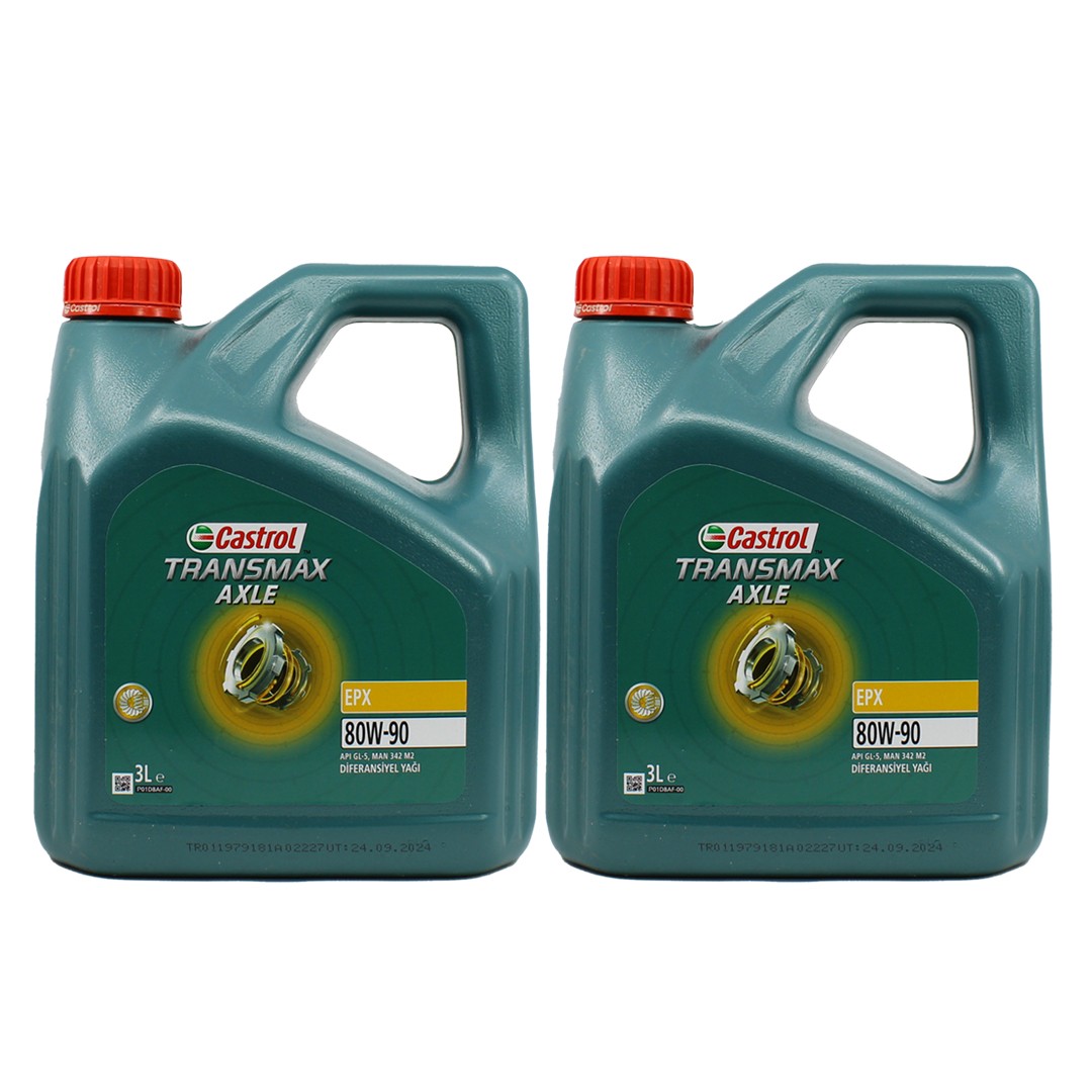 Castrol Transmax Axle EPX 80W90 3 Lt Şanzıman Yağı (2 Adet)