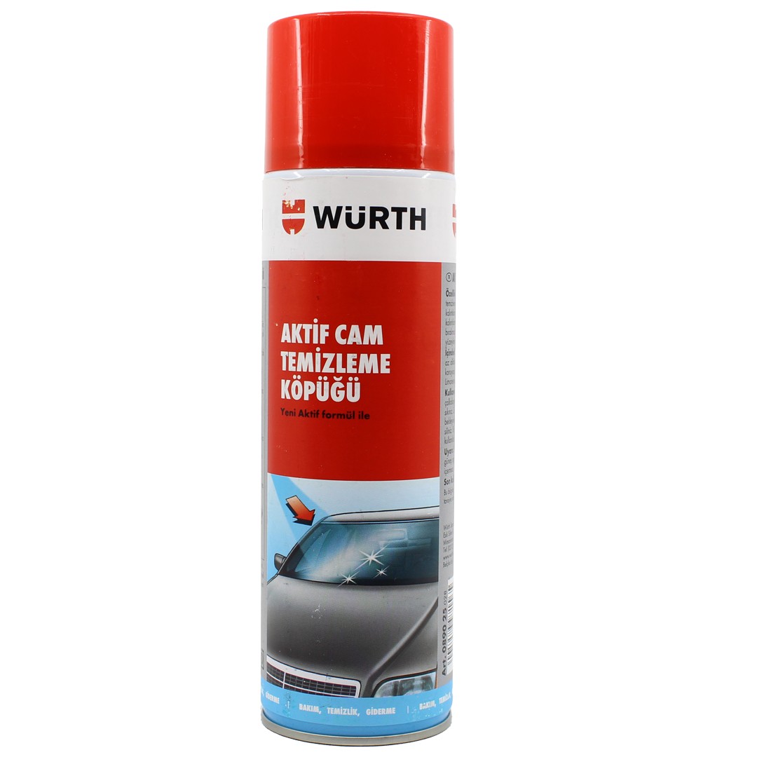 Würth Aktif Cam Temizleme Köpük Sprey 500 Ml