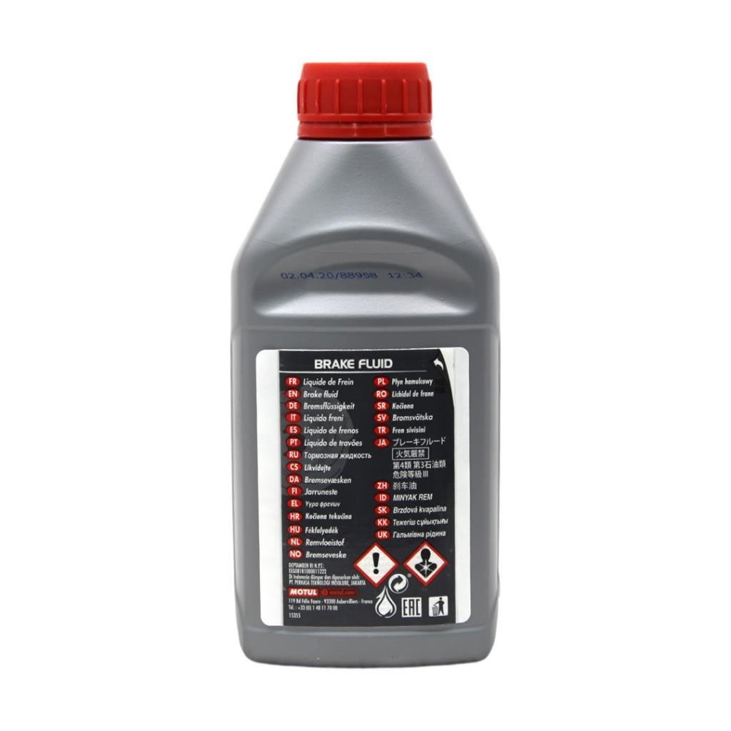 Motul Dot 3 & 4 Brake Fluid 500 Ml Fren Hidrolik Yağı (12 Adet)