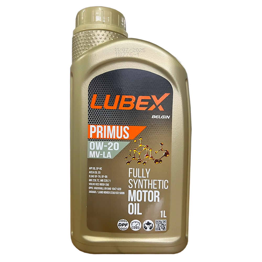 Lubex Primus MV-LA 0W20 1 Lt Partiküllü Motor Yağı