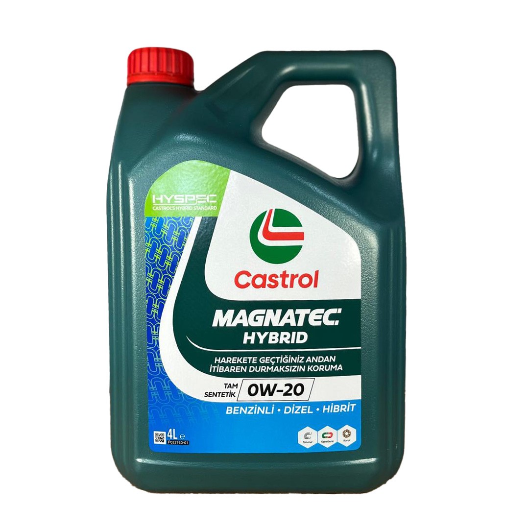 Castrol Magnatec Hybrid 0W20 4 Lt Tam Sentetik Motor Yağı