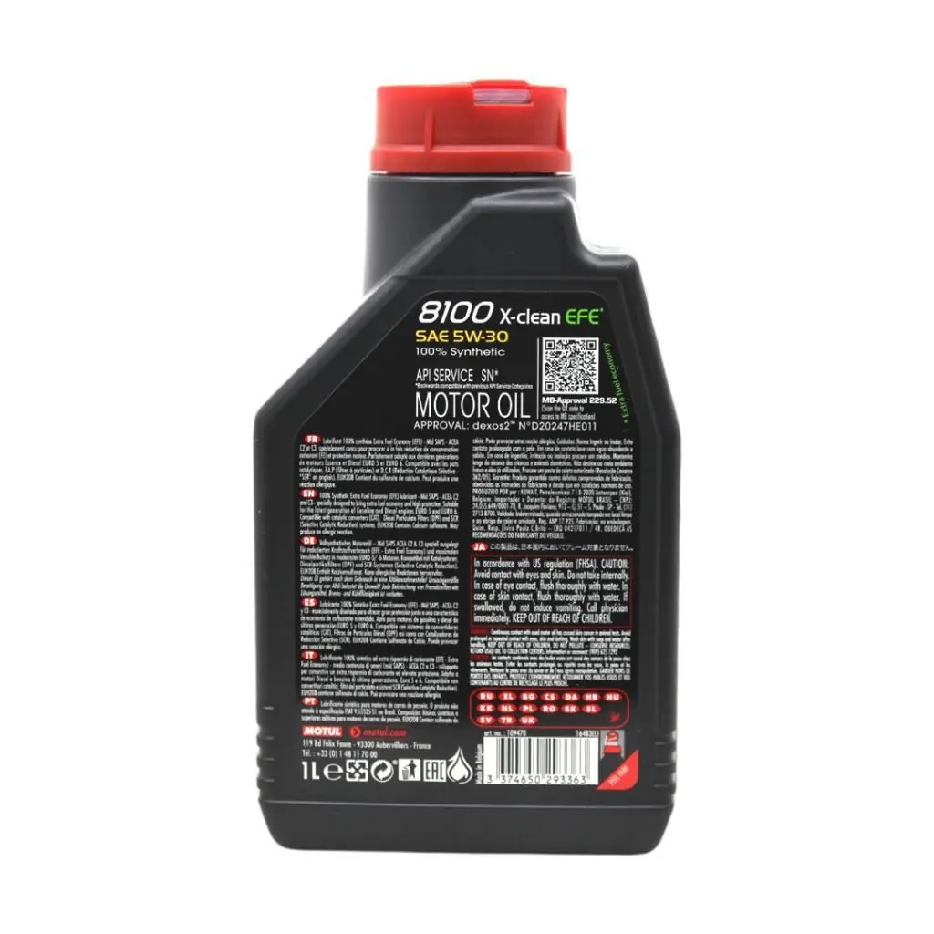 Motul 8100 X-Clean EFE 5W30 1 Lt Motor Yağı 2 Adet Fiyatı
