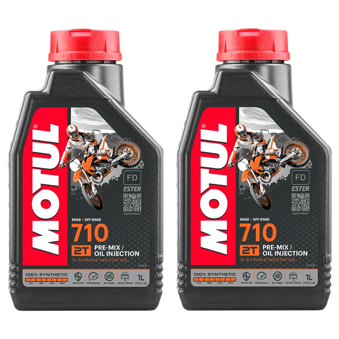 Motul 710 2T 1 Lt 2 Zamanlı Motosiklet Yağı (2 Adet)
