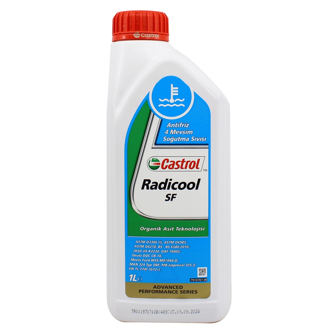 Castrol Radicool SF Konsantre Antifriz 1 Lt Kırmızı Antifriz