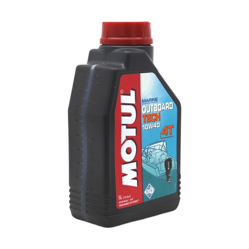 Motul Marine Outboard Tech 4T 10W40 1 Lt Tekne Motor Yağı (6 Adet)