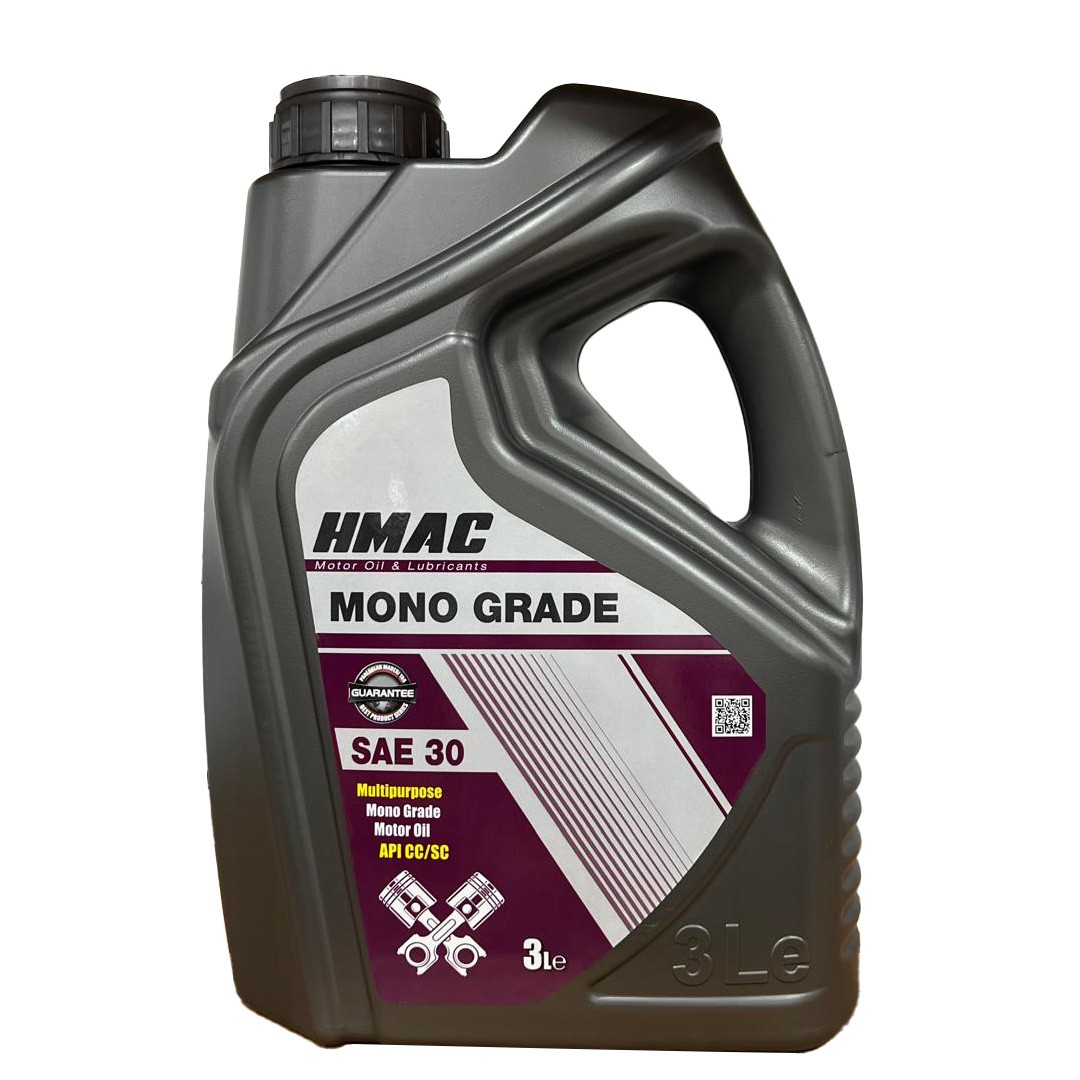HMAC Monograde SAE 30 3 Lt Motor Yağı