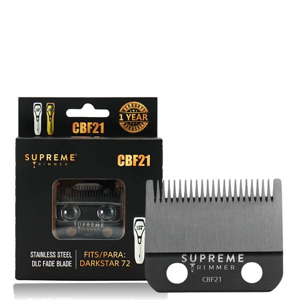 Supreme Trimmer CBF21 DarkStar72 Yedek Tıraş Bıçağı – DLC Kaplamalı, Pas Önleyici, Aşırı Isınmaz