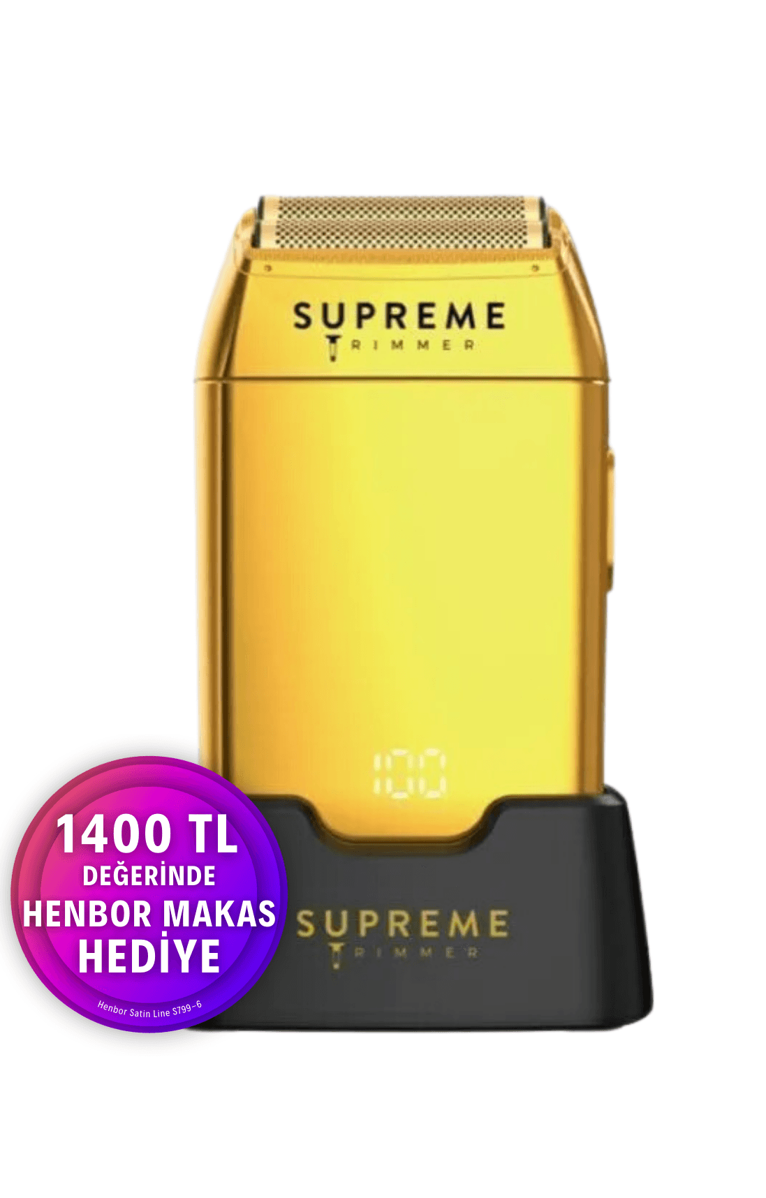 Supreme Trimmer Crunch Sıfırlama Makinesi Gold - gold