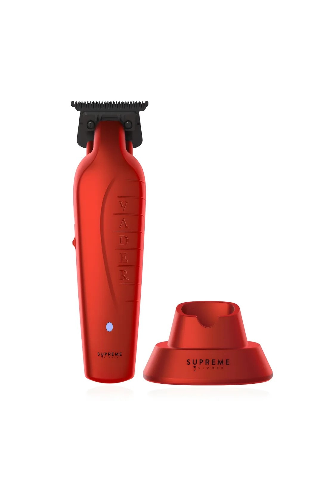 Supreme Trimmer Vader Trimmer Tıraş Makinesi Saç Sakal Kesim Çizim Dlc T Bıçak Kablosuz 7200 Rpm - Kırmızı